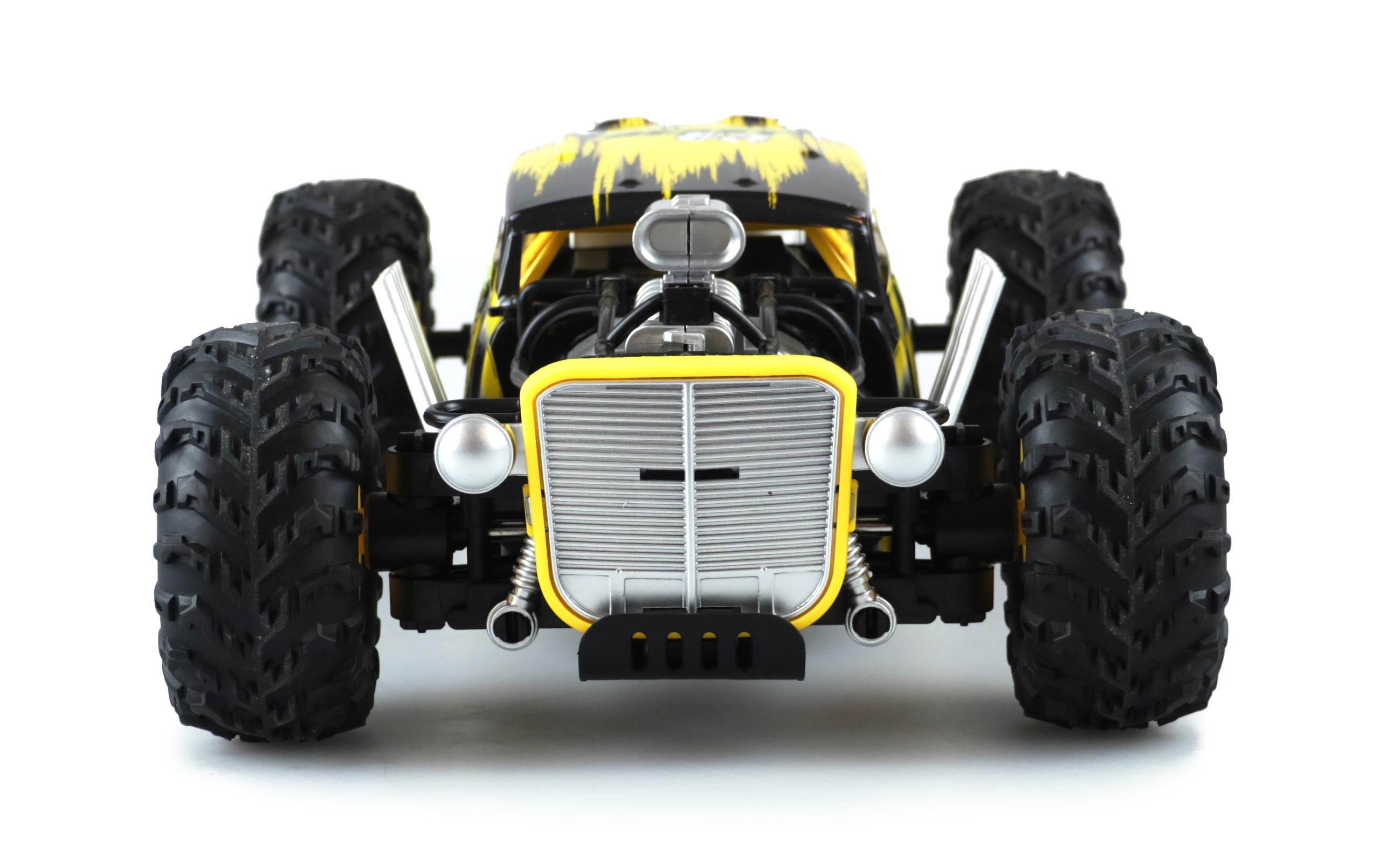 Steampunk Hotrod Gelb, 1:12, RTRFerngesteuerter Hotrod