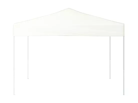 Tente de réception pliable Blanc 3x3 m