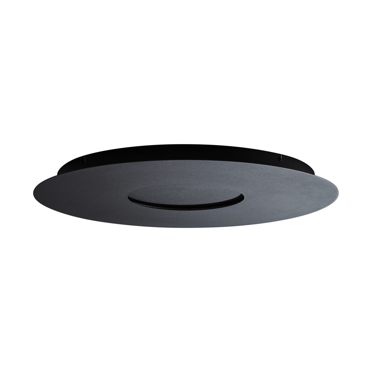 Moderne plafondlamp zwart 60cm incl. LED 3-staps dimbaar - Morning
