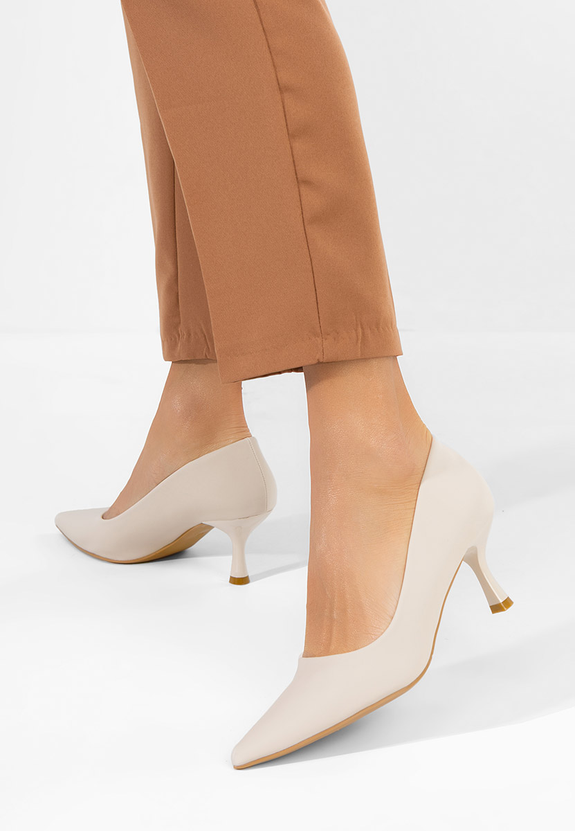 Chaussures à talon beige Celinia