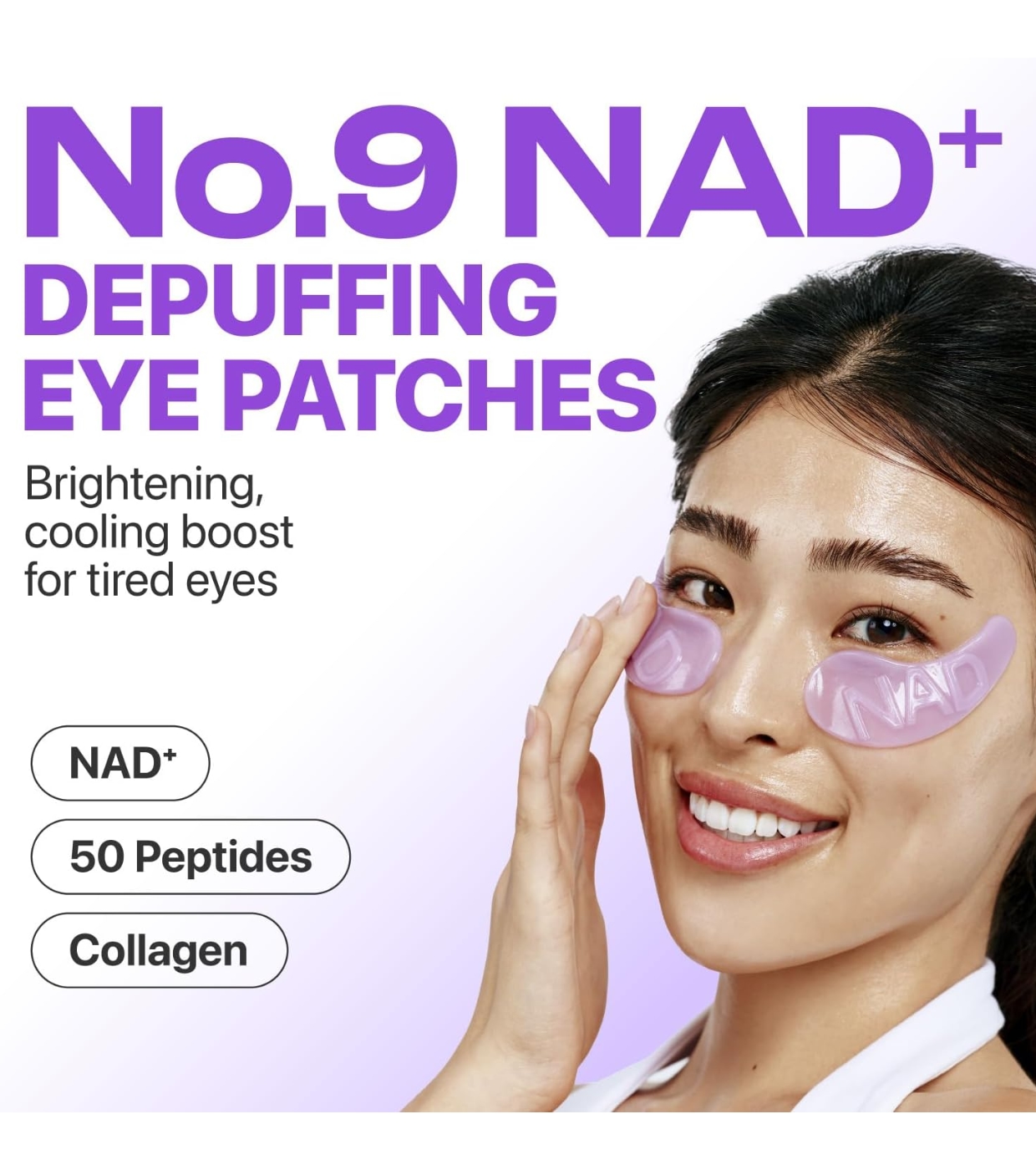 Numbuzin - Adesivos para Contorno dos Olhos No.9 NAD+ Collagen