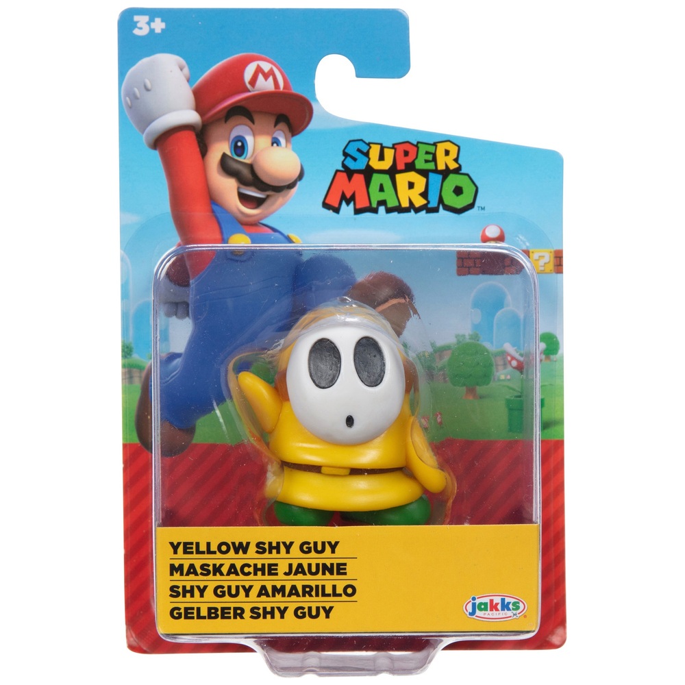 Nintendo Super Mario 6 cm gelbe Shy Guy Figur