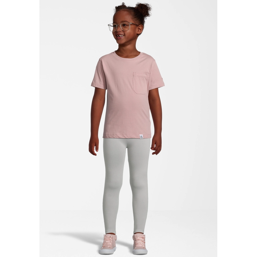 New Life T-Shirt TEE - CREW NECK PATCH POCKET rosa