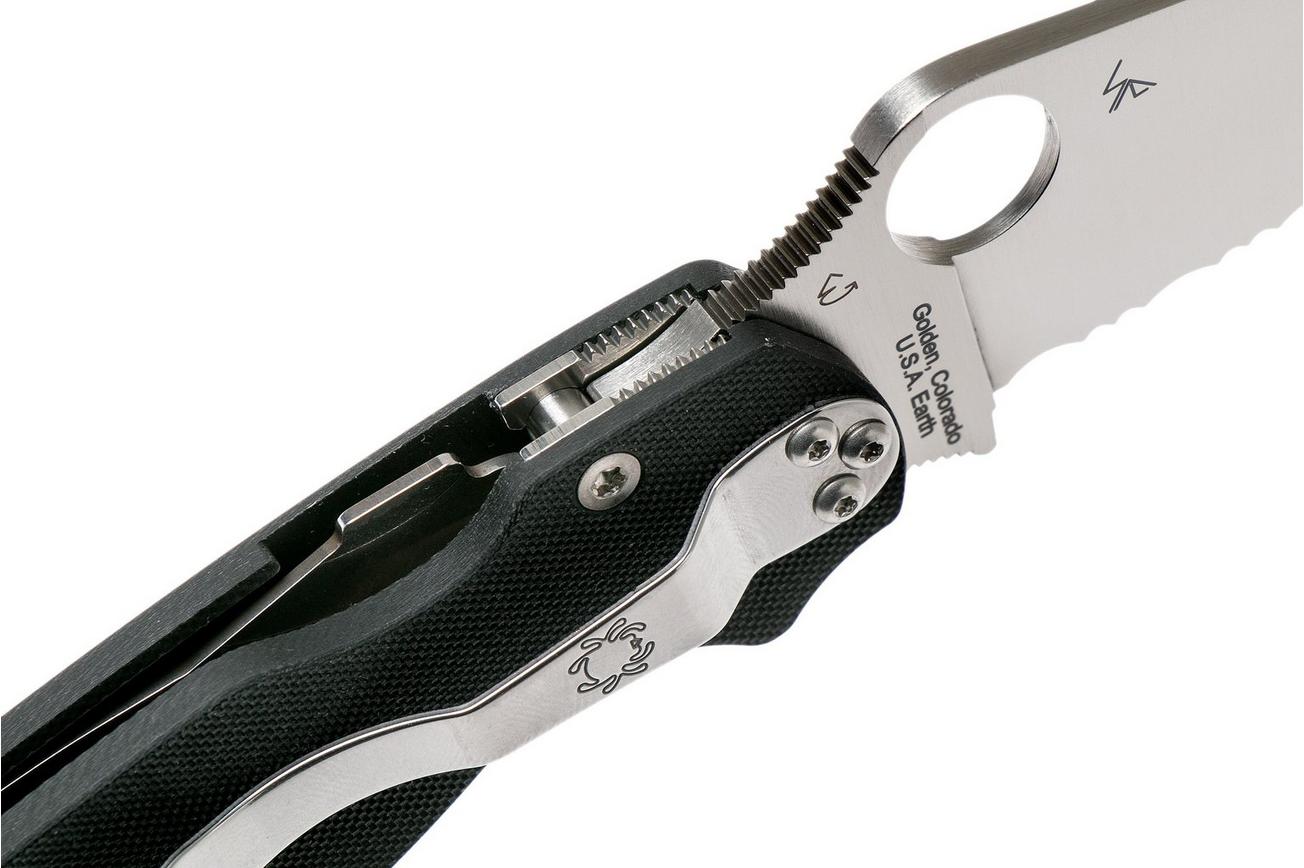 Spyderco Paramilitary 2 C81GS2 serrated zakmes
