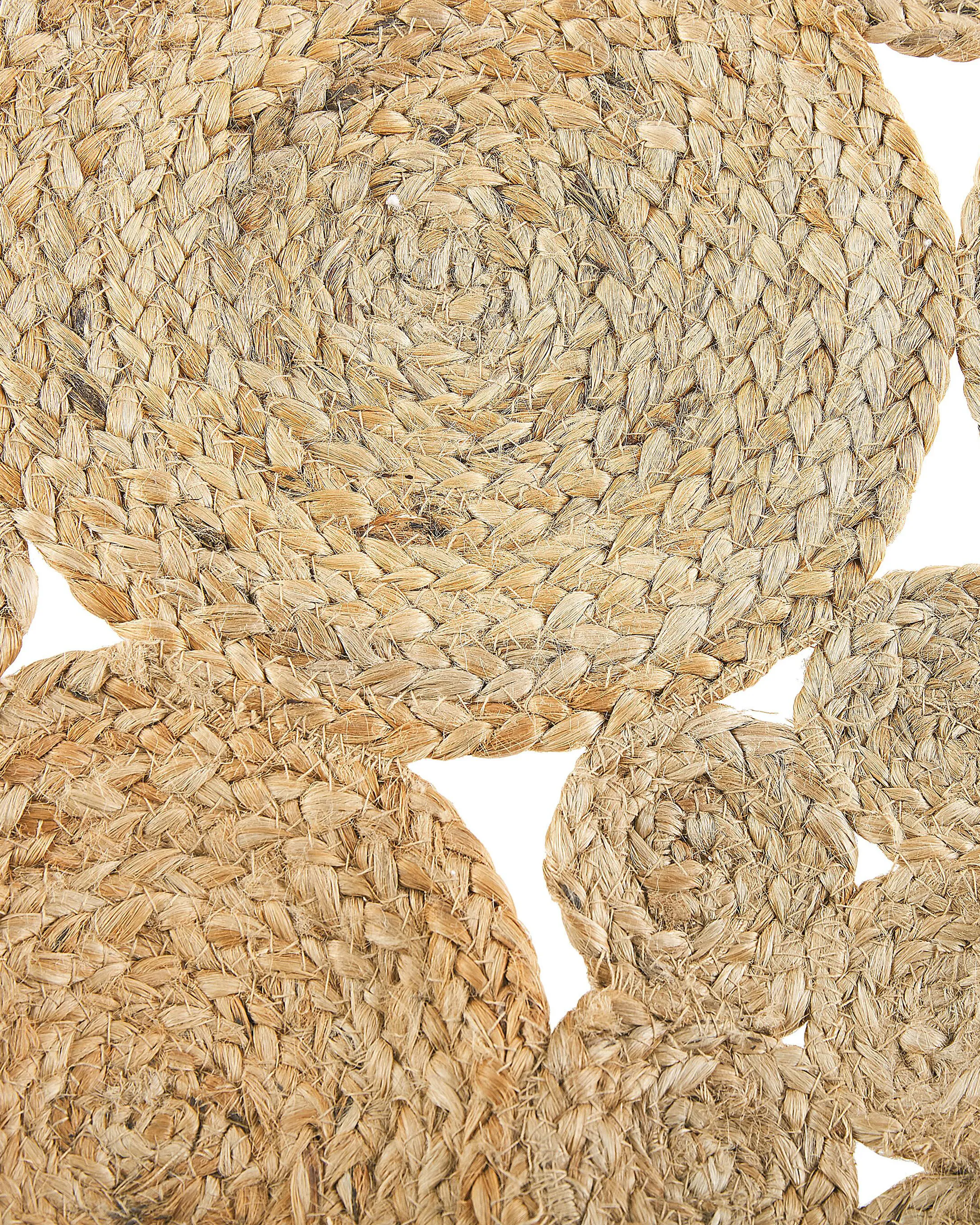 Vloerkleed GERDEK Beige ø 135 cm Jute