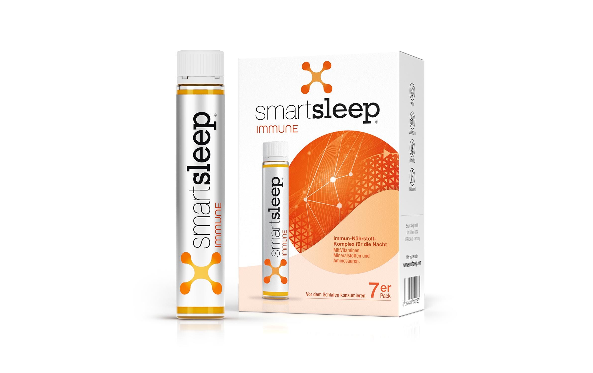 Immune 7er Pack AmpullenVegane Nahrungsergänzung zur Stärkung des Immunsystems