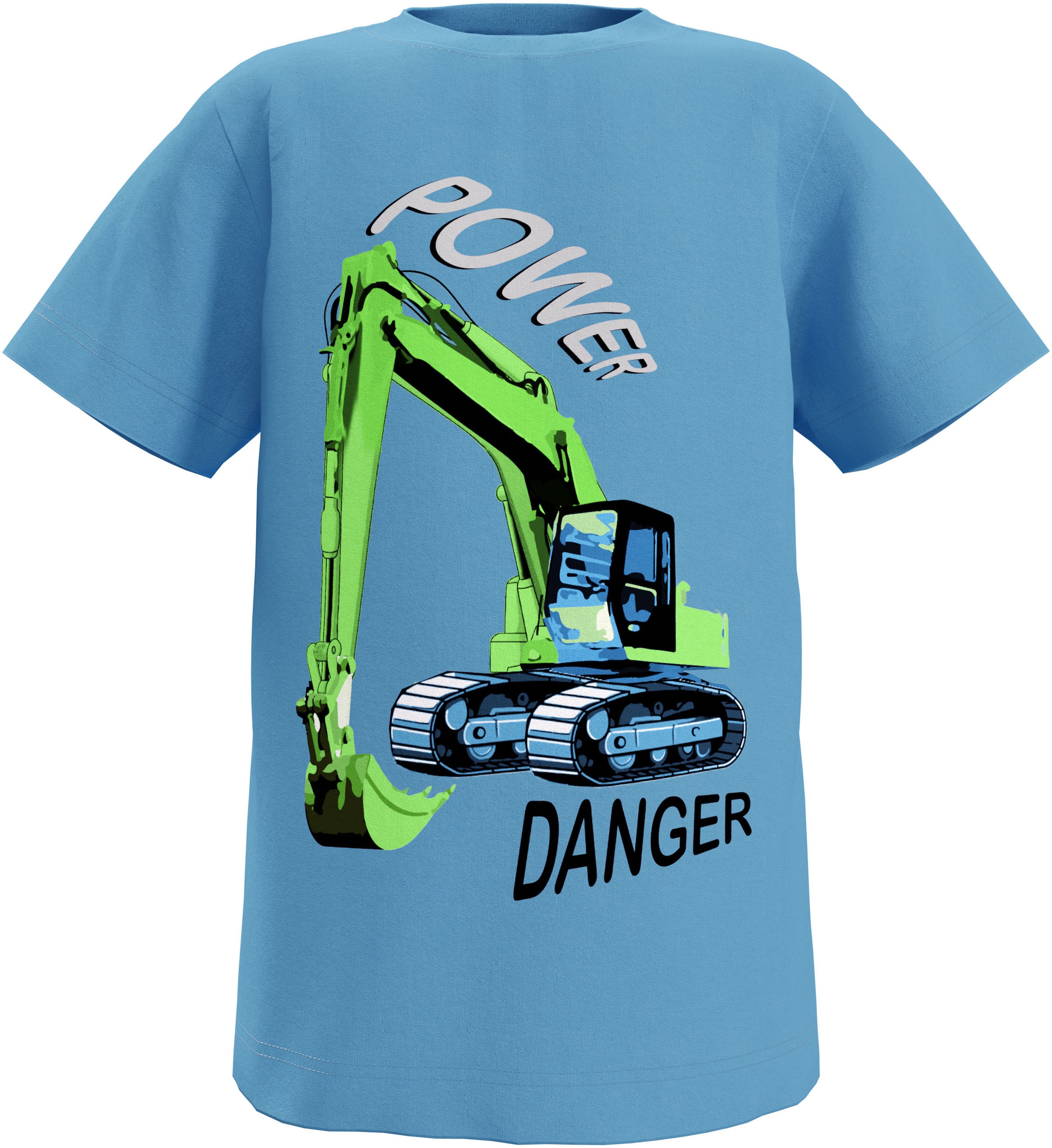 KIDSWORLD T-Shirt »BAGGER«, lässiger Kran-Print