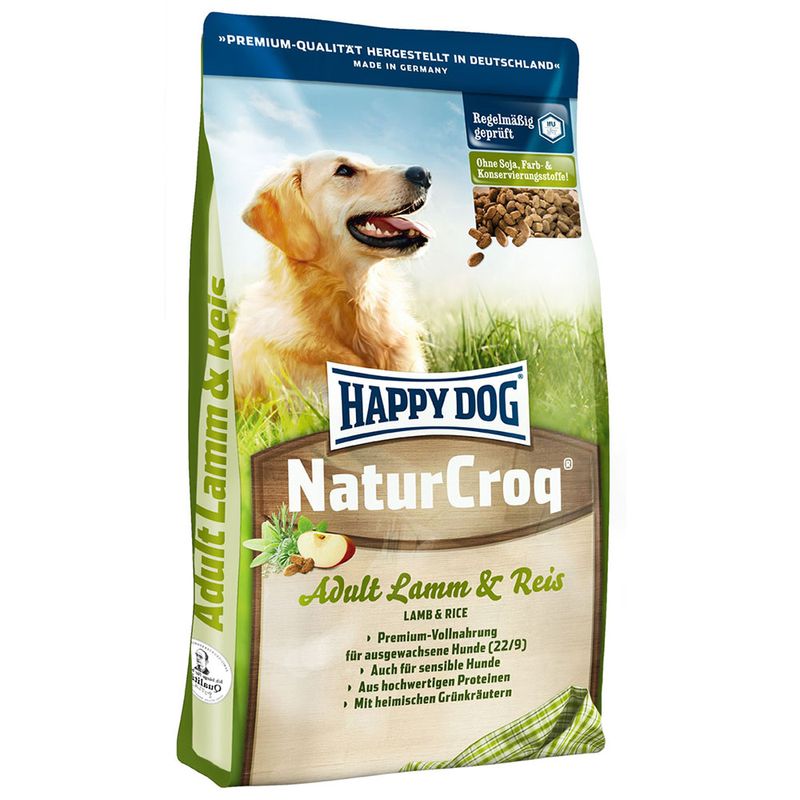 Happy Dog NaturCroq agneau & riz
