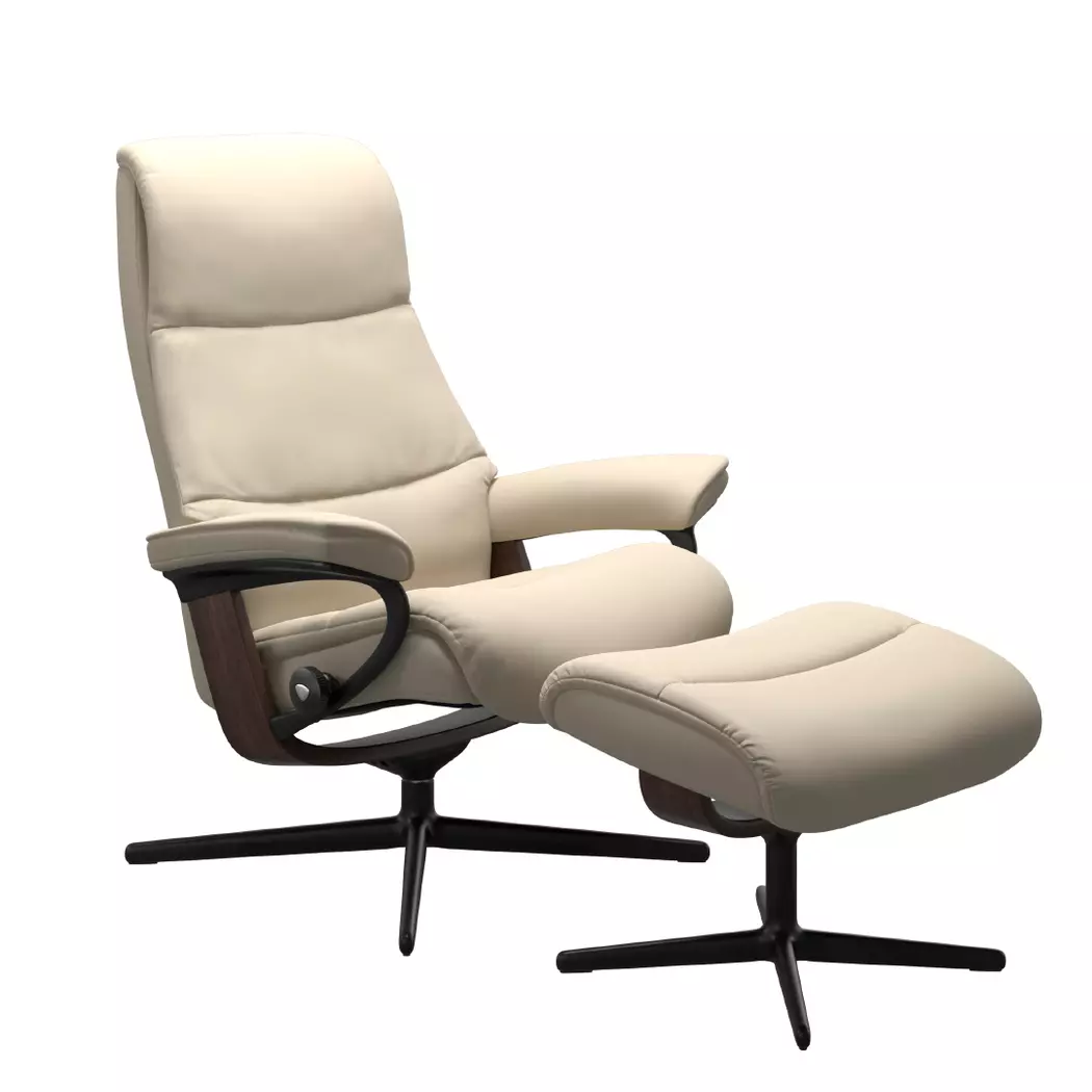 Sessel mit Hocker View Cross