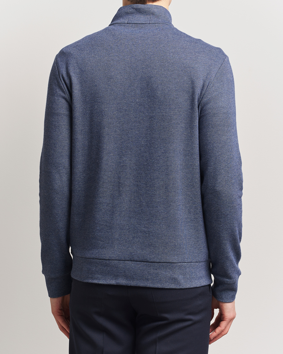 Polo Ralph Lauren Luxury Texture Half Zip Spring Navy Heather