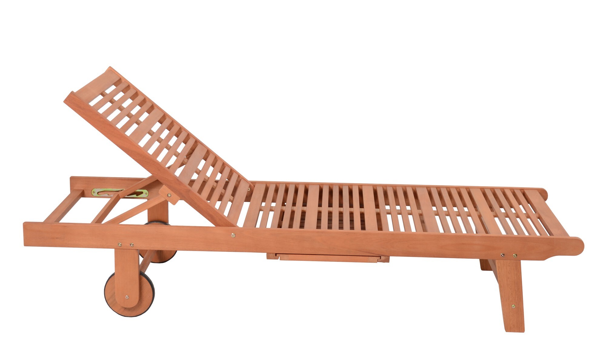 Sonnenliege SAN DIEGO braun +Auflage Gartenliege Liege Relaxliege Gartenmöbel