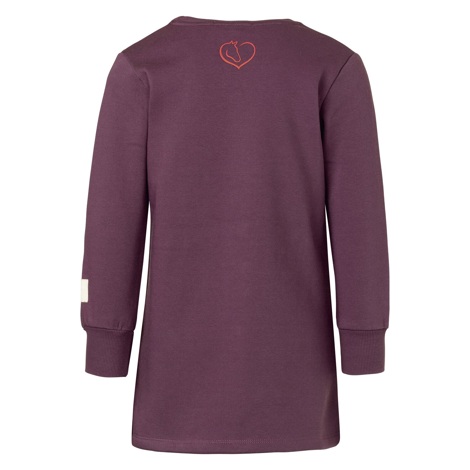 BONDI Sweatkleid Pferd  - plum