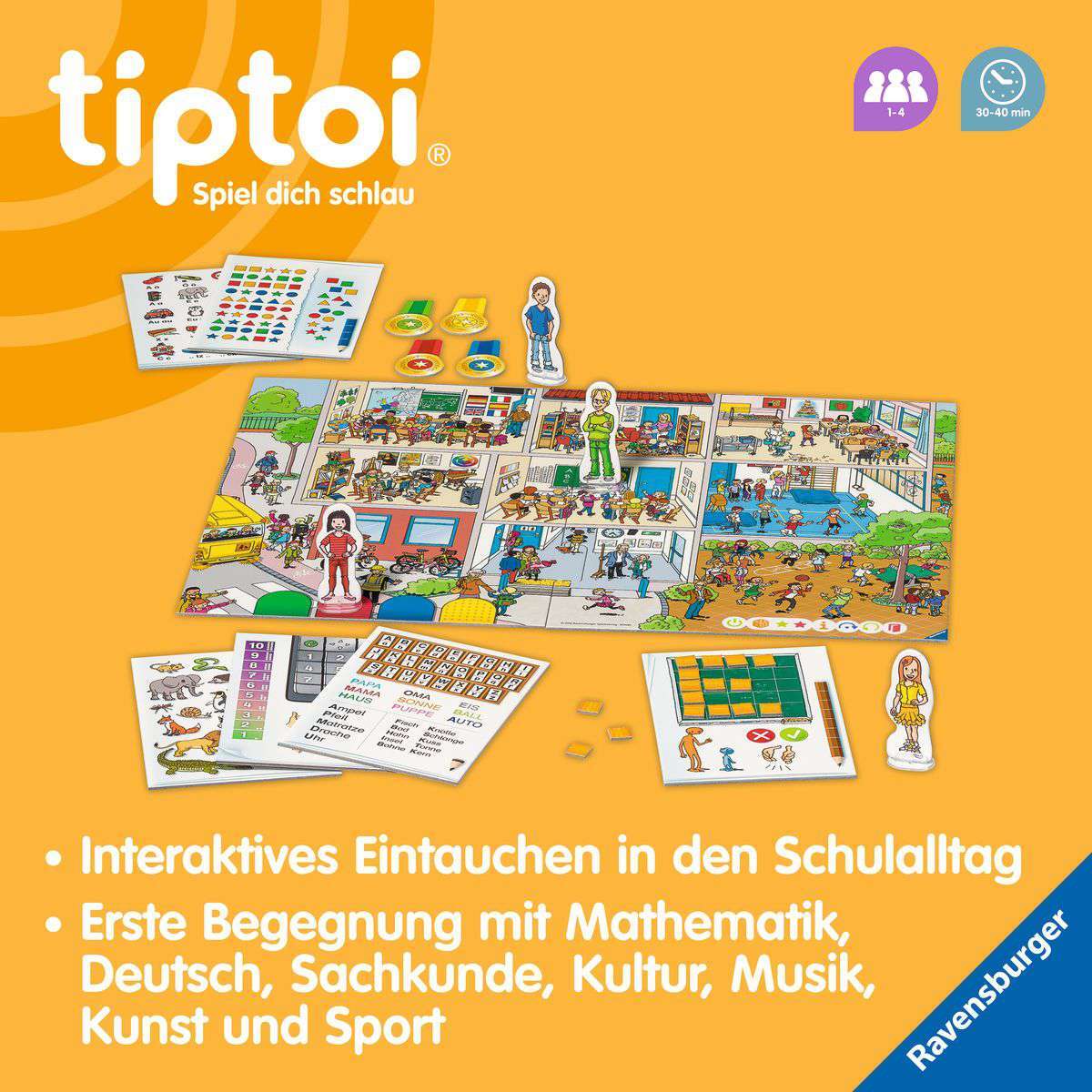 Ravensburger Spiel tiptoi® Wir spielen Schule
