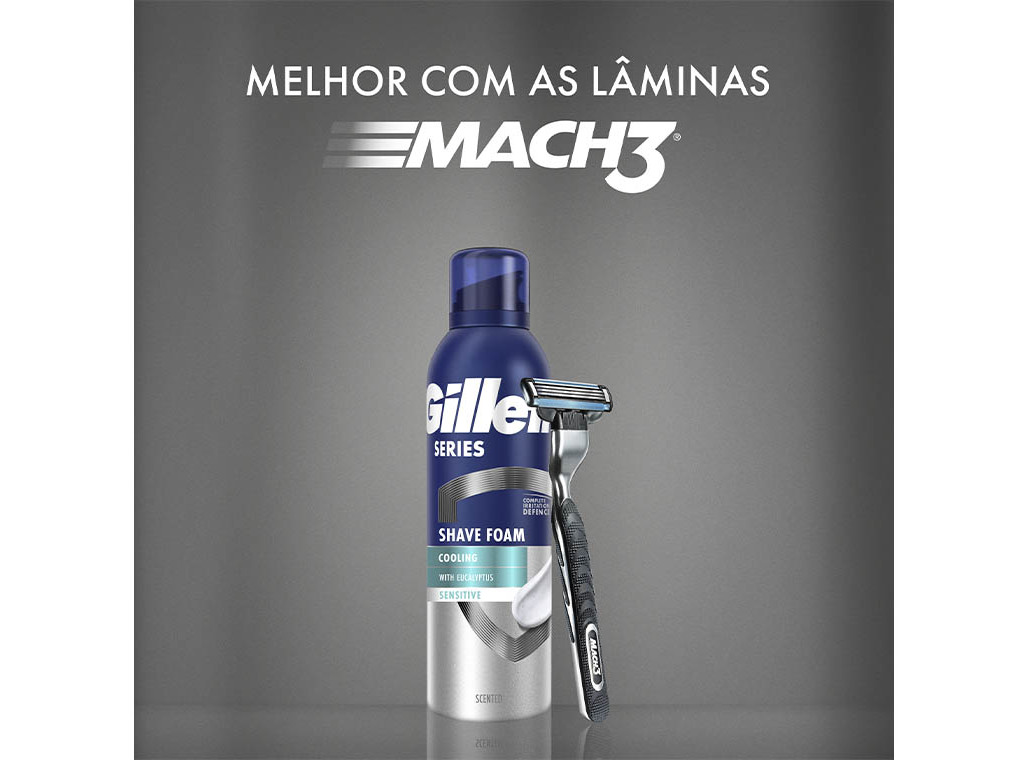 ESPUMA DE BARBEAR SERIES REFRESCANTE GILLETTE 200 50 ML