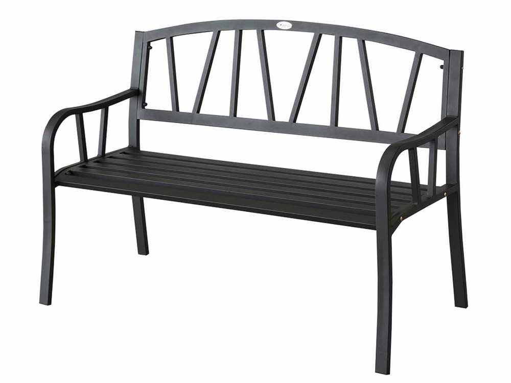 Banc de jardin en métal alvernia