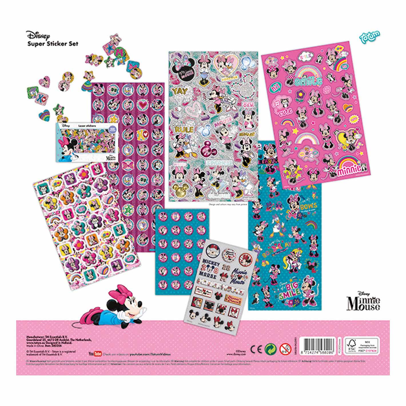 Super Stickerset - Minnie Mouse