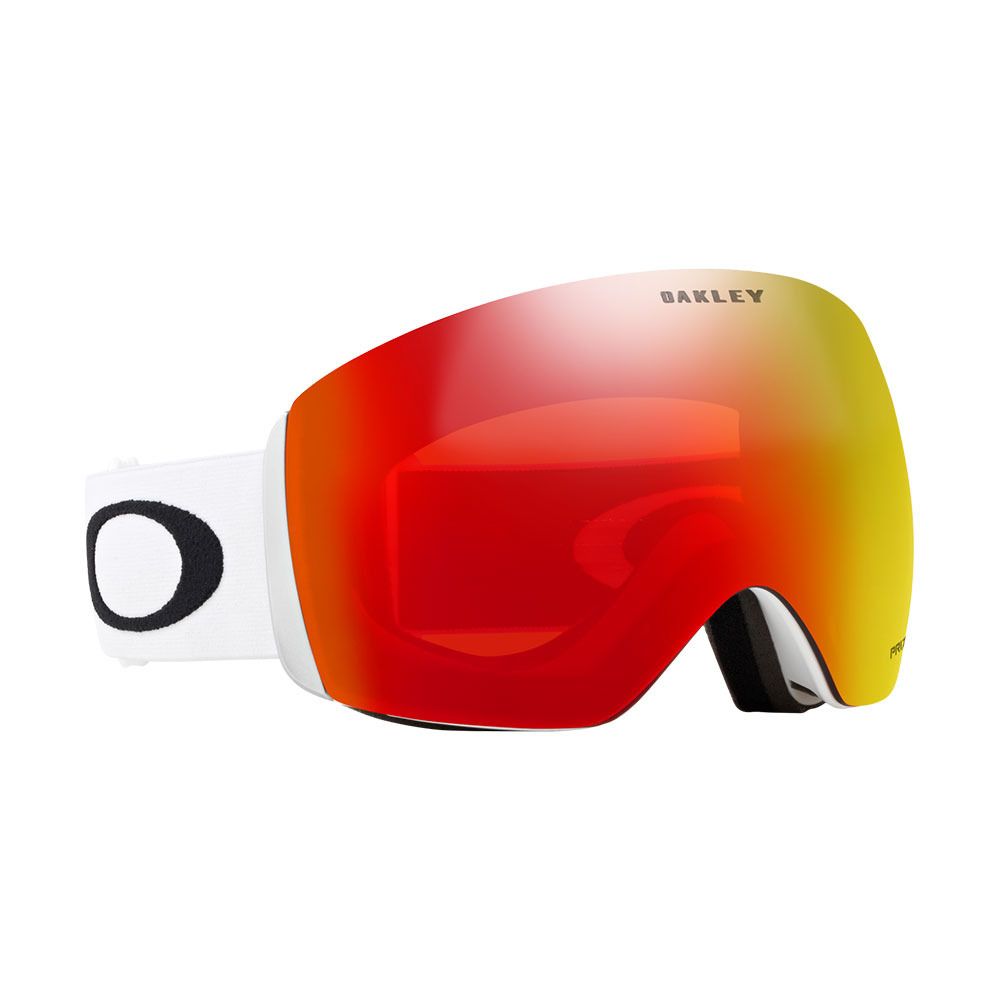 Oakley FLIGHT DECK L - Masque ski matte white/prizm snow torch iridium