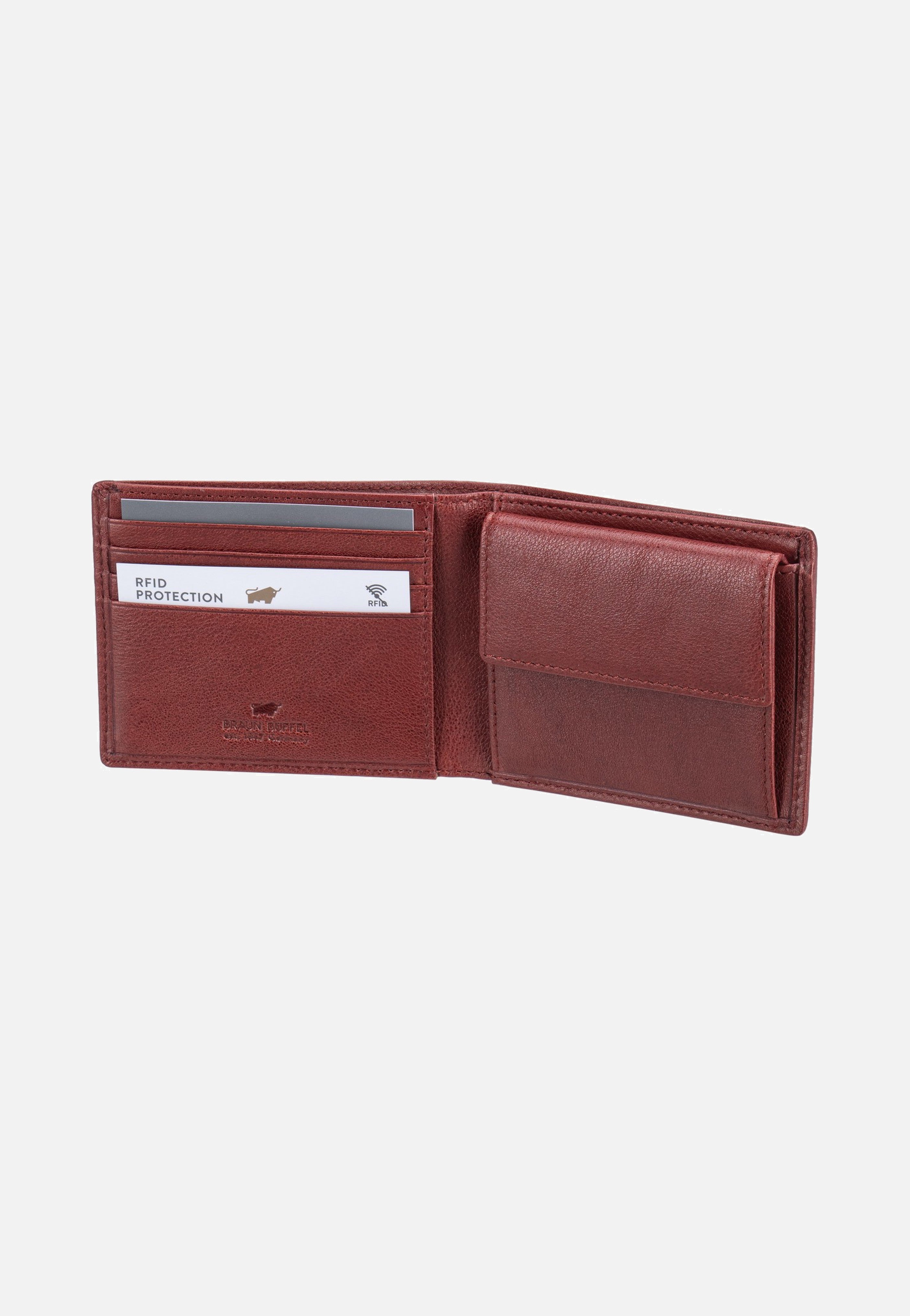 Arezzo RFID 4+4Cs Tabak - Portemonnaie