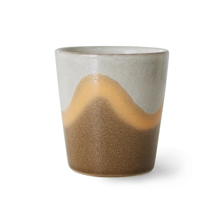 HKliving - 70's Kaffeebecher, 180 ml, oasis
