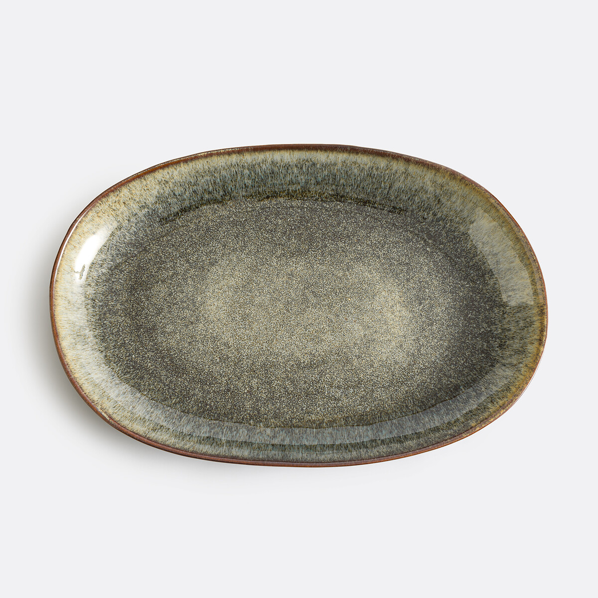 LA REDOUTE INTERIEURS<br>Tigela de barro vidrado 43x28cm, Azoia