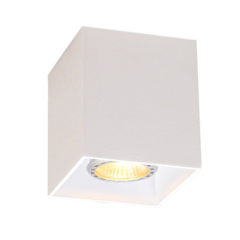Design opbouwspot wit GU10 50mm  - Qubo