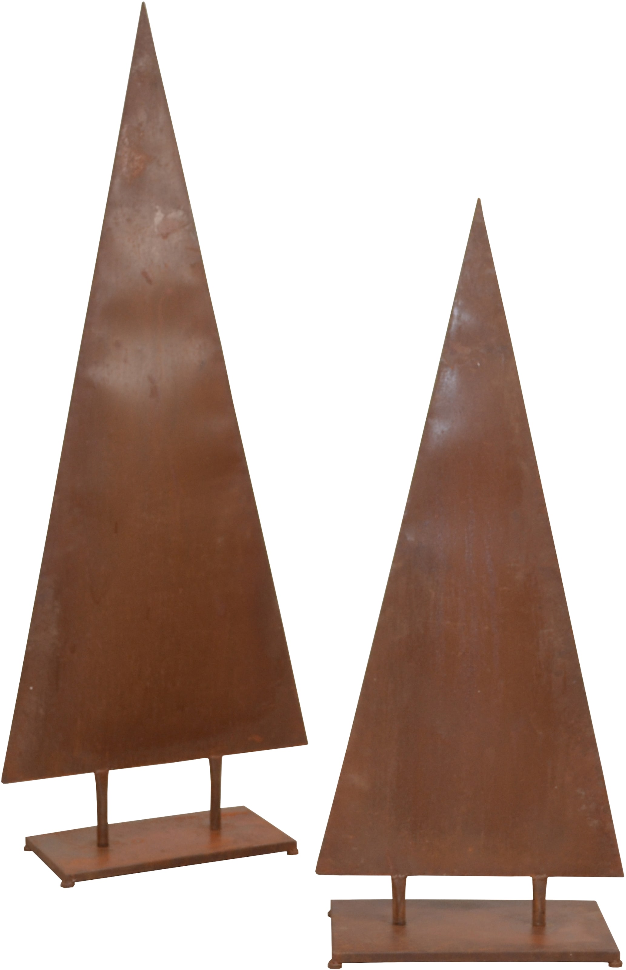 HOFMANN LIVING AND MORE Dekobaum »Weihnachtsbaum, Weihnachtsdeko aussen« aus Metall, mit rostiger Oberfläche