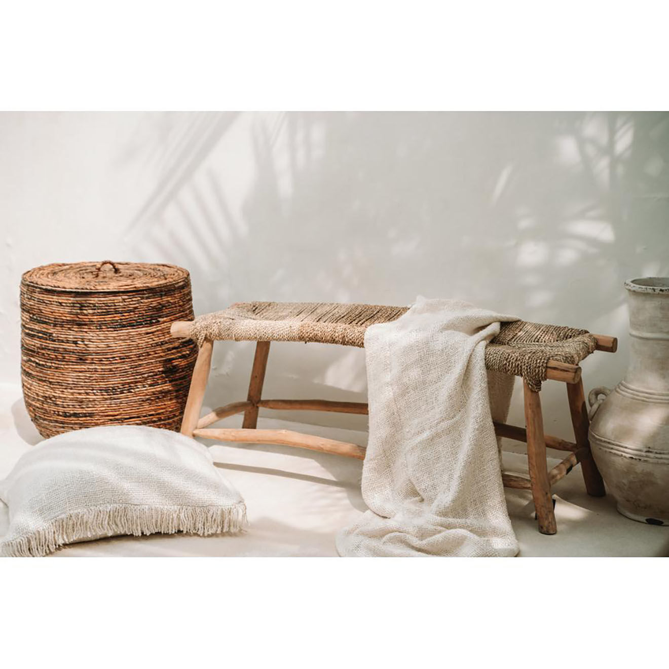 Bazar Bizar Housse de coussin Oh My Gee crème - 60x60 cm