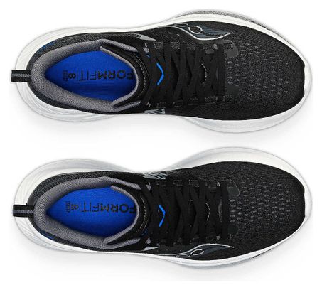 Chaussures Running Saucony Ride 17 Noir/Blanc Femme