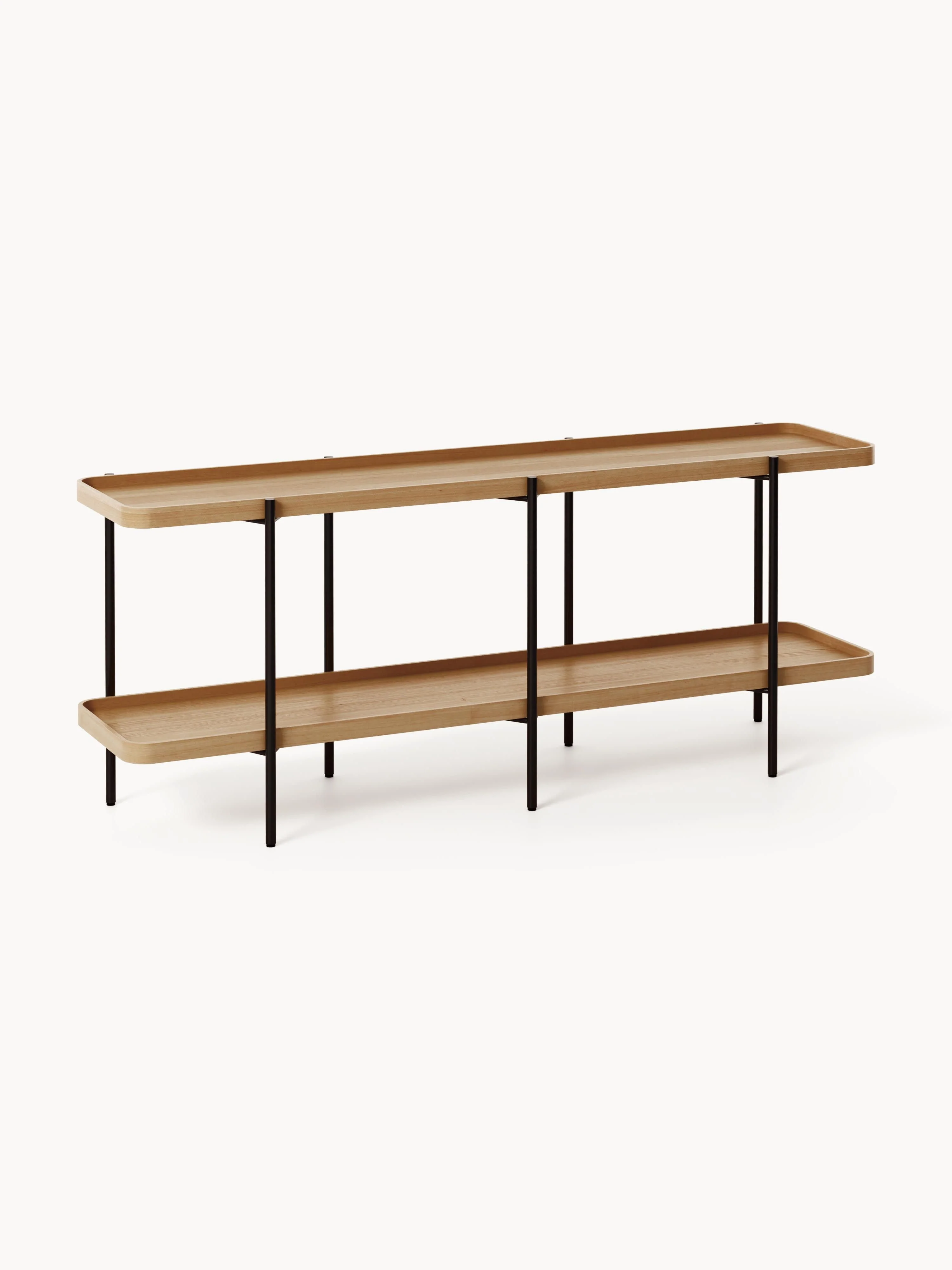 Lage houten wandkast Renee HELL
