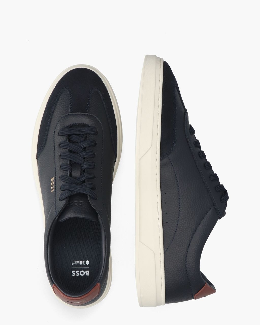 Boss Kieran Donkerblauw Herensneakers