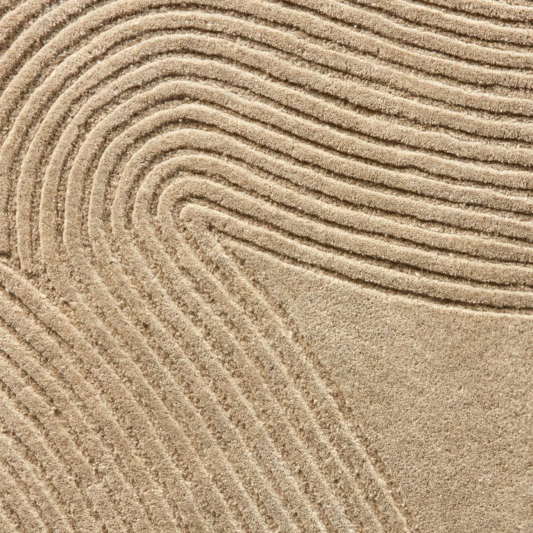 Bolia Zen Shaped vloerkleed 250x333 lichtgrijs