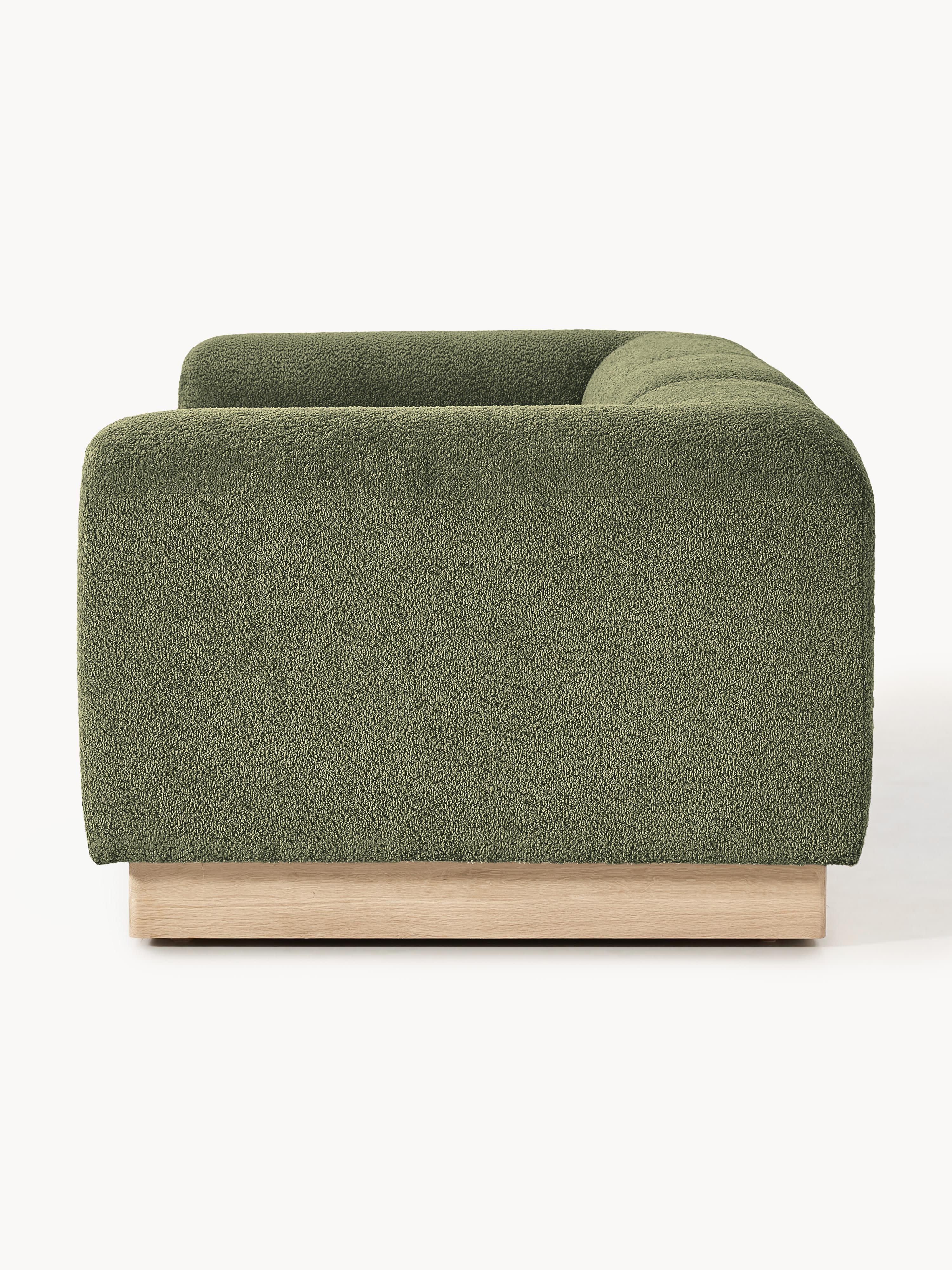 Modulaire bank Natalie (3-zits) van teddy-bouclé