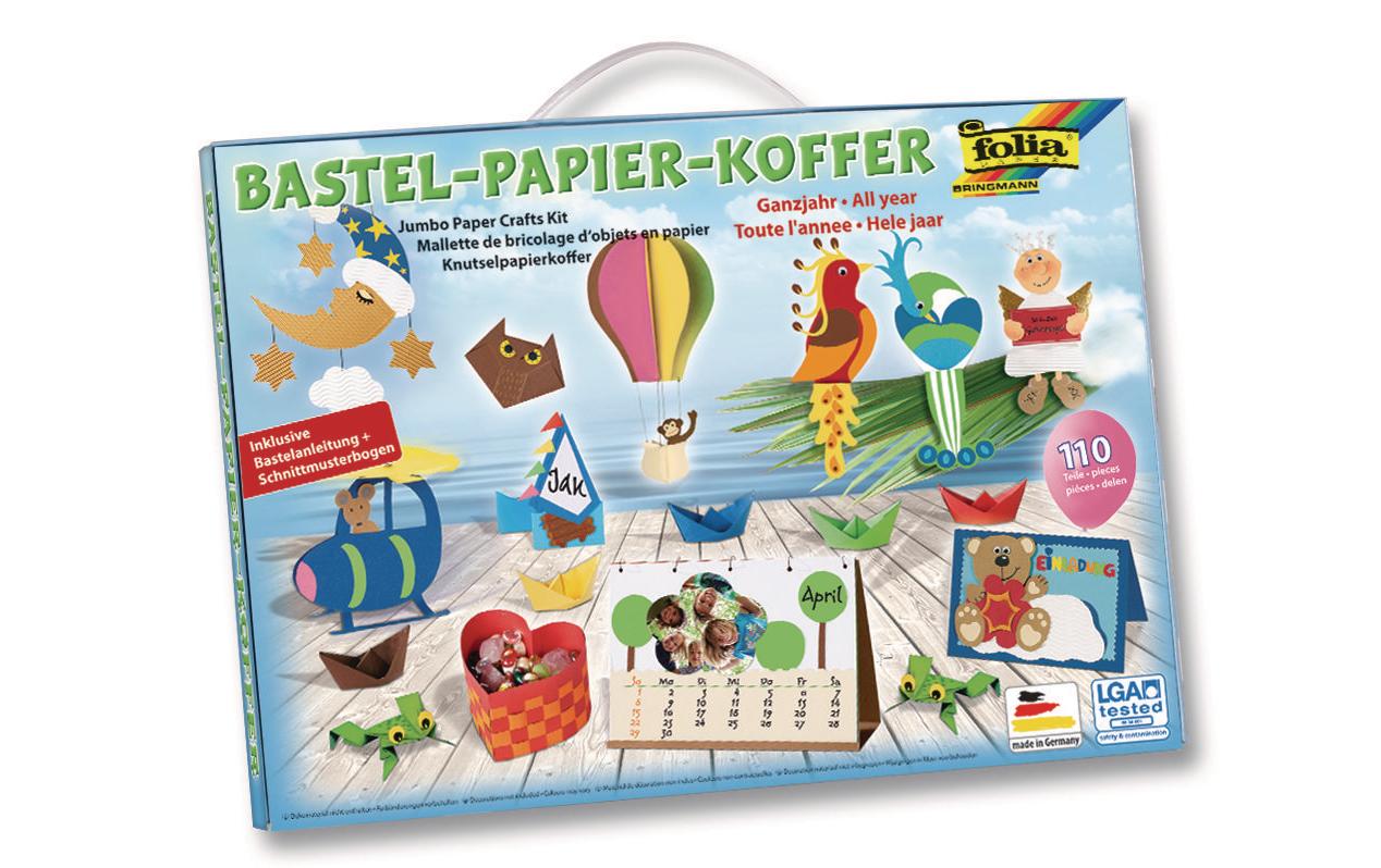 Bastelpapier Bastelkoffer Ganzjahr MehrfarbigBastelblock