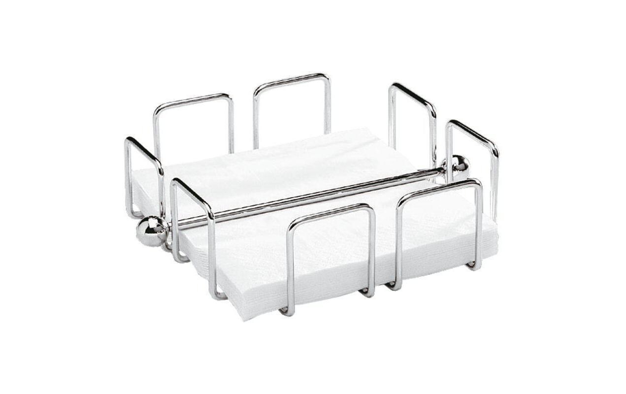 Serviettenhalter 19 cm x 19 cm SilberHalter für Servietten