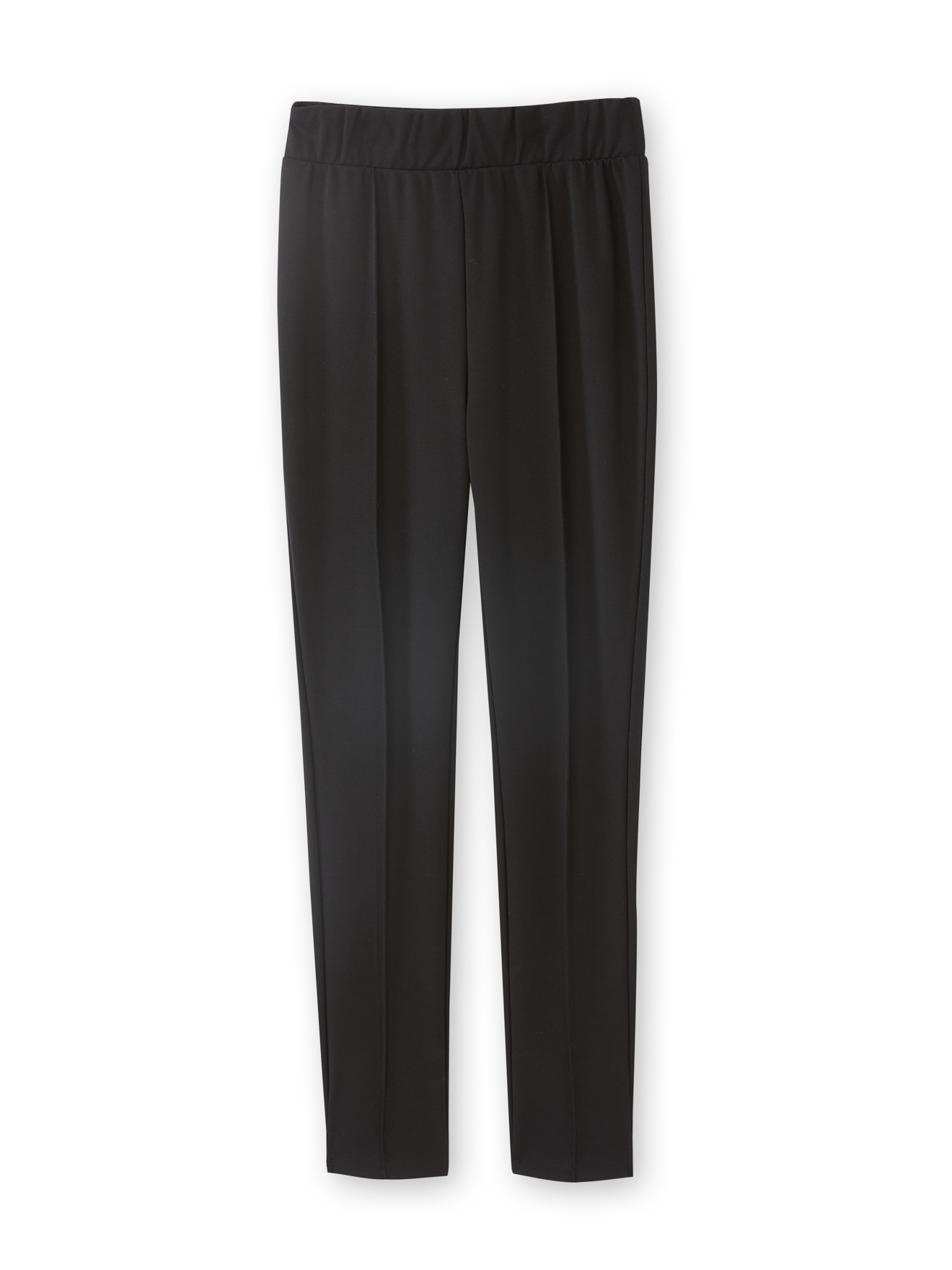 Pantalon droit élastiqué maille milano