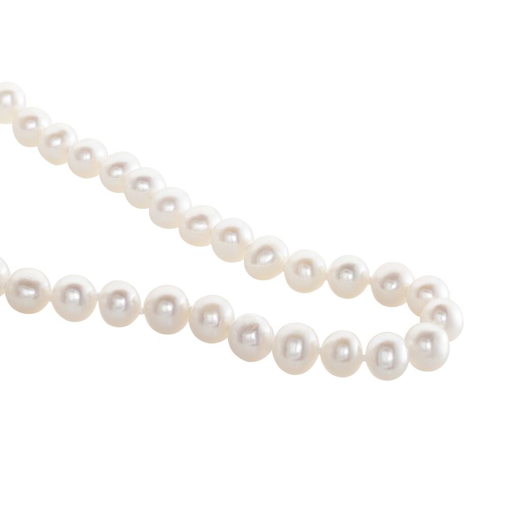 Collier Kanwal Or Jaune Perle De Culture