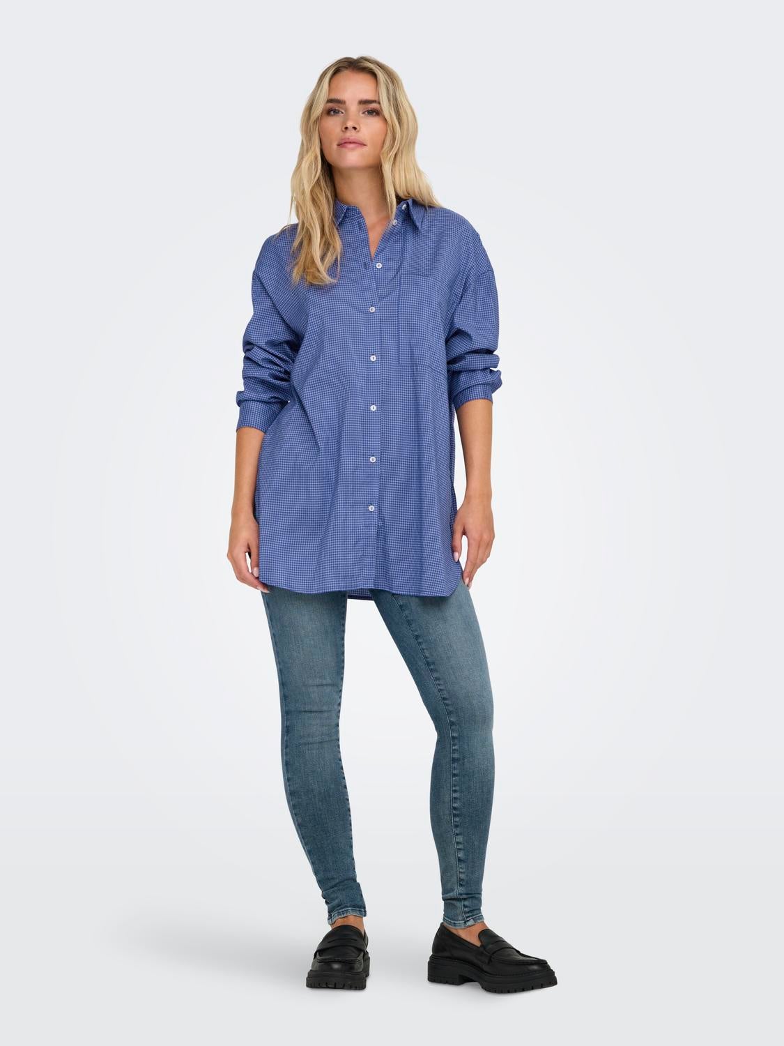 ONLMAGGIE Hemd Amparo Blue