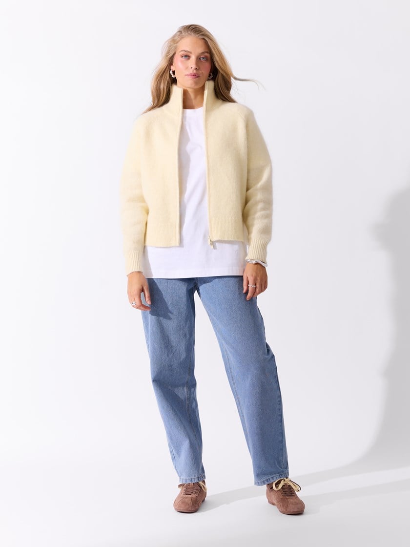 Carmela cardigan Transparent Yellow