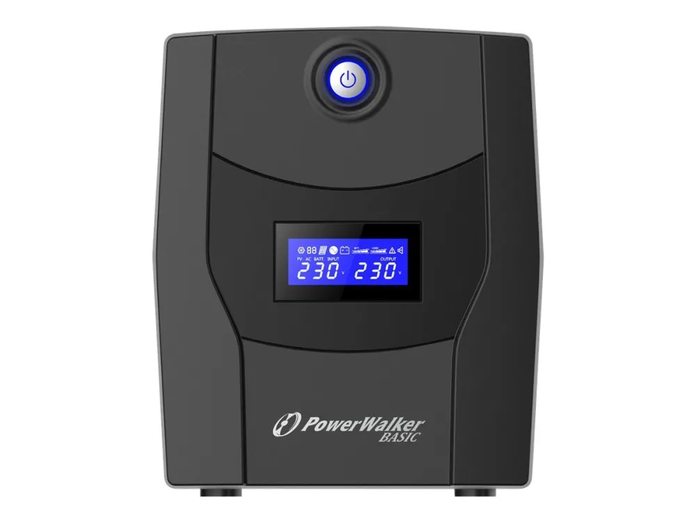 PowerWalker Basic VI 1500 STL FR - UPS - AC 162 - 290 V - 900 Watt - 1500 VA - 7.2 At - USB - output-stikforbindelser: 4