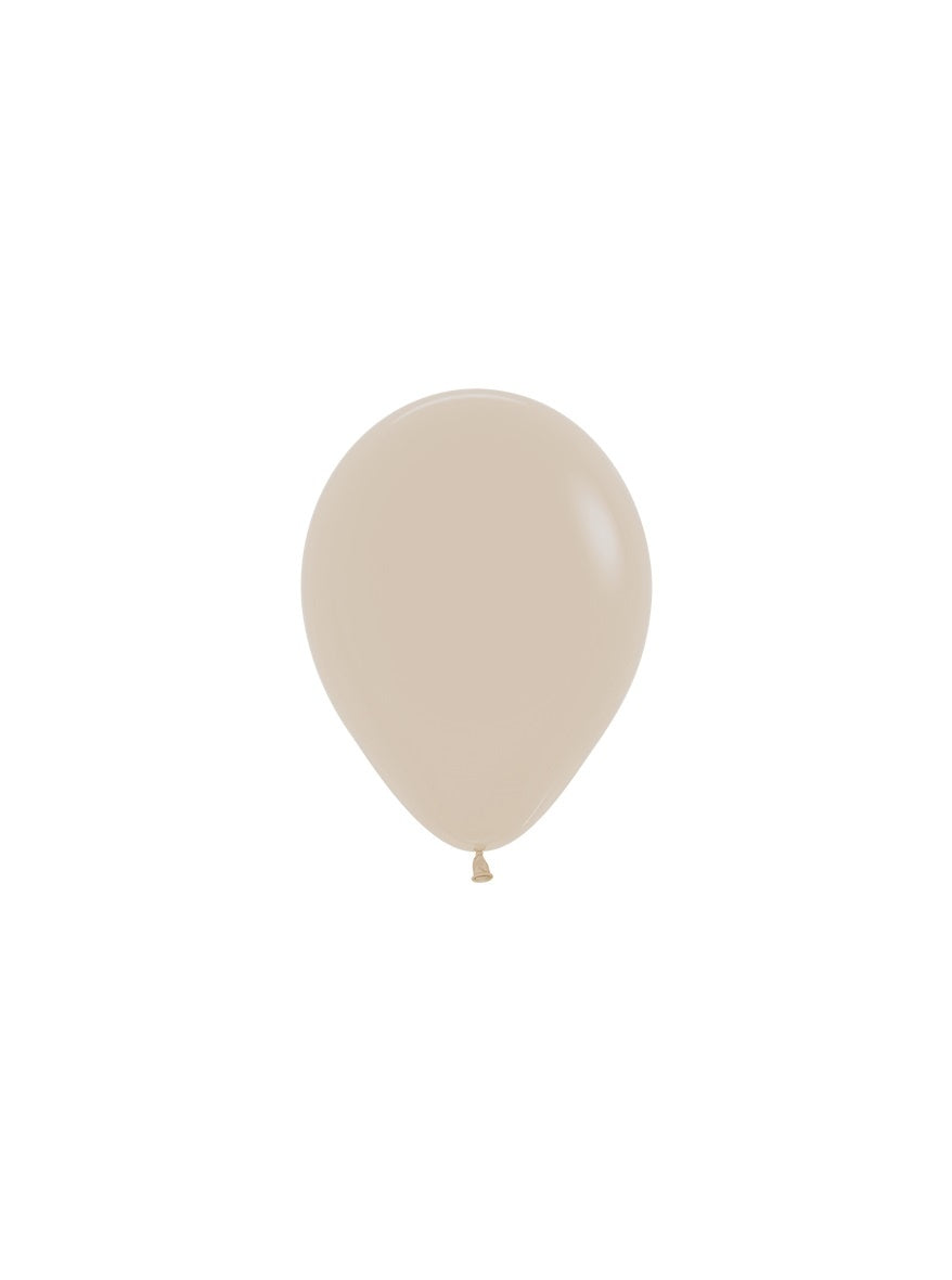 Ballonnen White Sand 12cm 50st