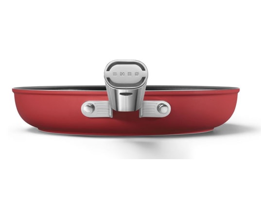 SMEG - Poêle CKFF2601RDM rouge mat 26 cm tous feux