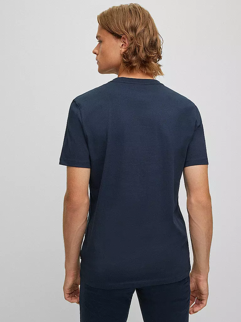 BOSS T-Shirt Relaxed Fit TALES blau