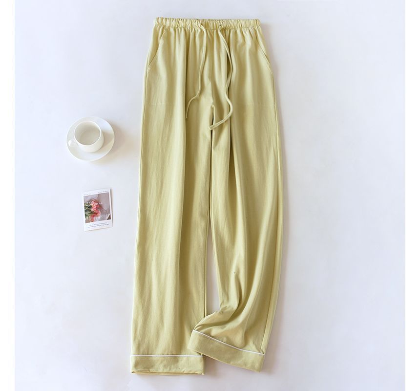 MelMount - Matching effen pyjamabroek voor koppels (verschillende ontwerpen)