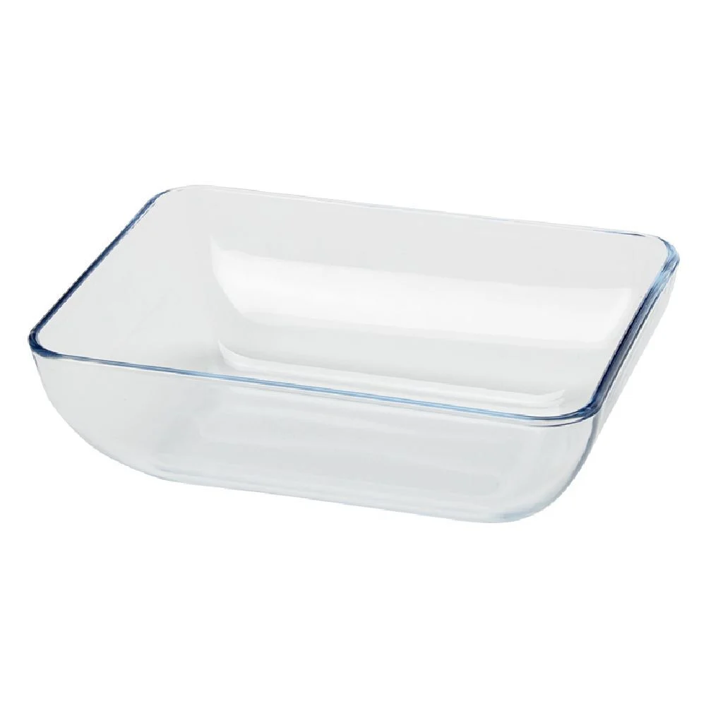 Boîte en verre avec couvercle plastique x3