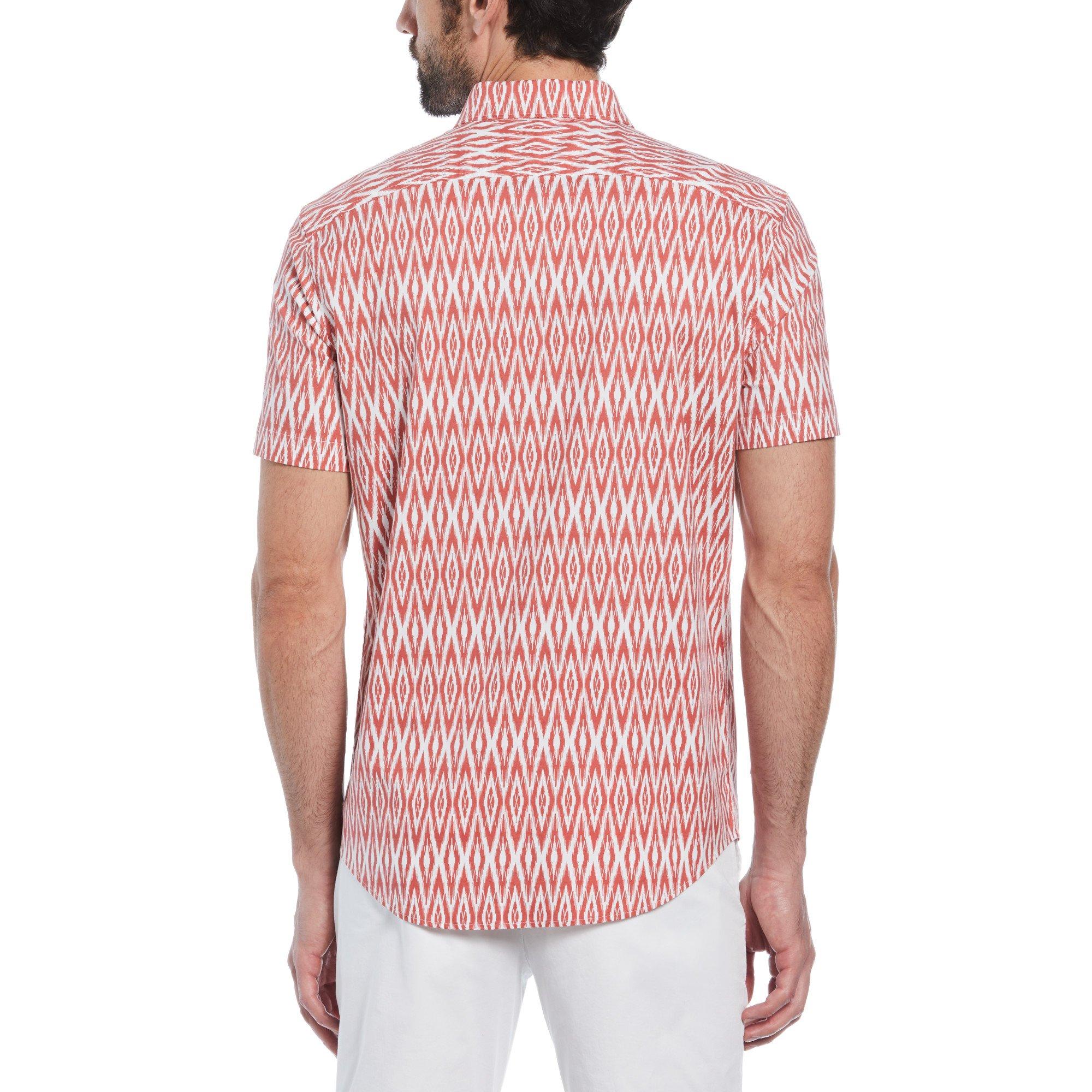 Original Penguin All Over Diamond Print Shirt Mens