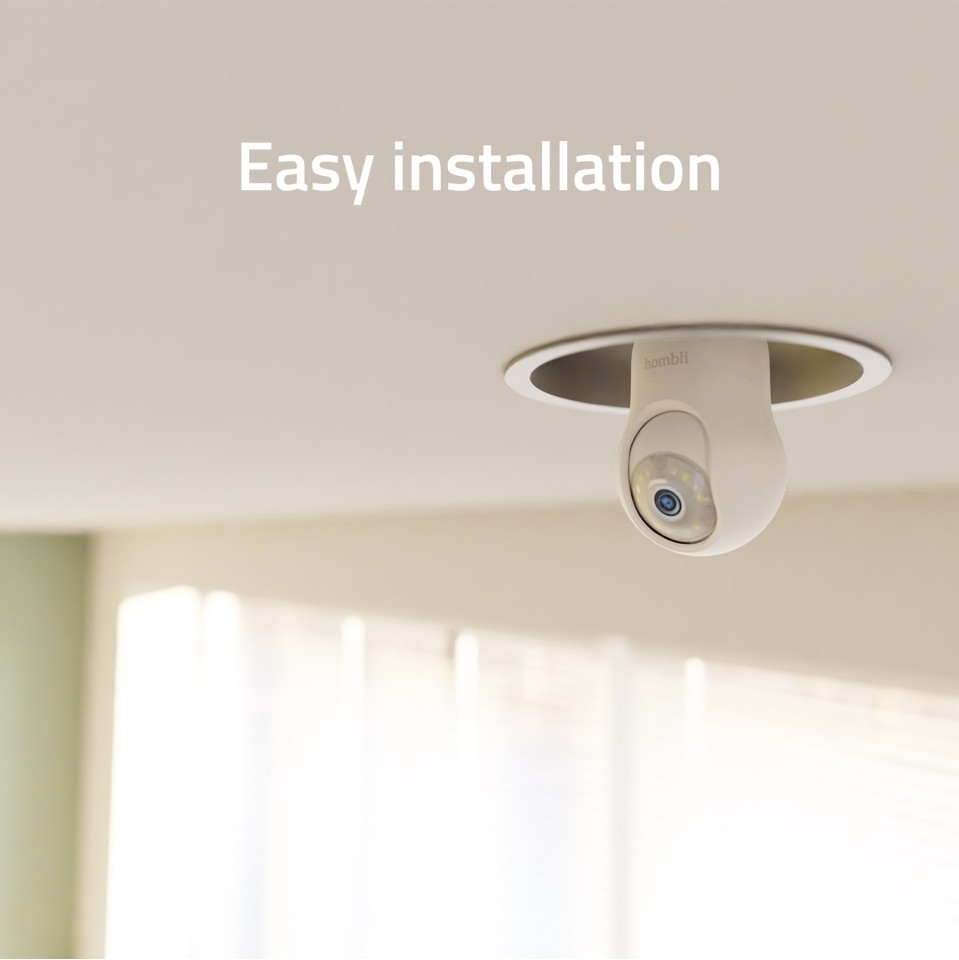 Hombli - Smart Bulb Cam, Hvid