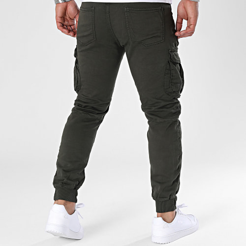 Pantalon Cargo Vert Kaki Foncé