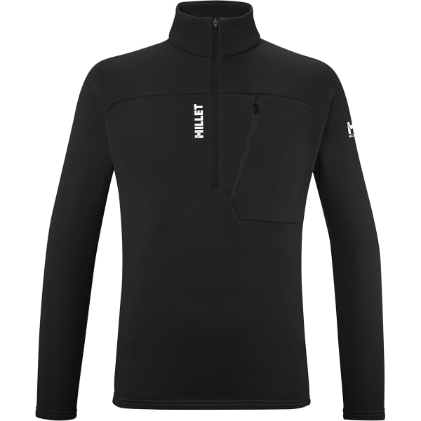 Sweat polaire randonnée MILLET SENECA FLEECE PO ZIP BLACK