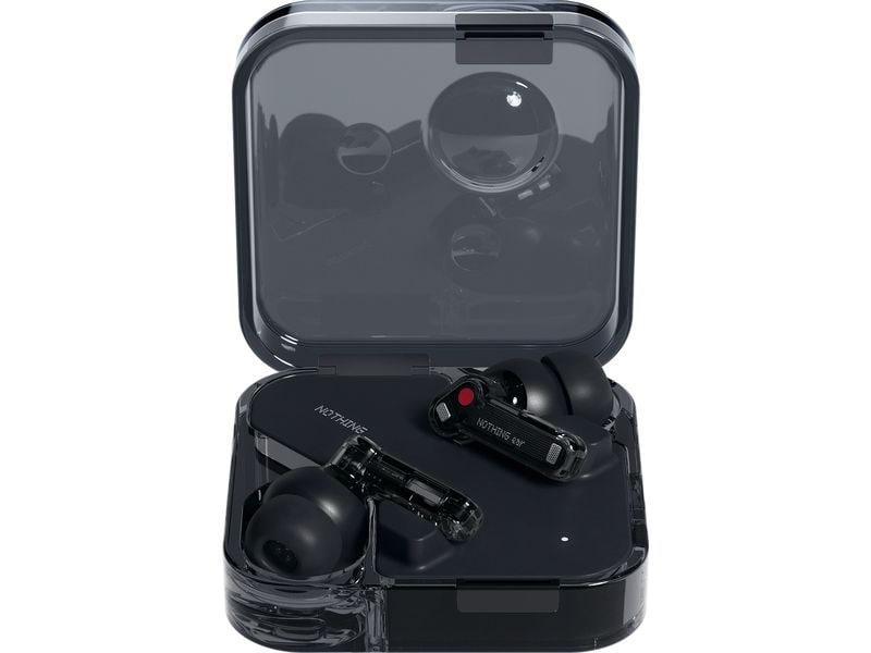 Nothing Ear Wireless In-Ear-Kopfhörer Ear 3.Gen. Schwarz Transparente In-Ear-Kopfhörer mit aktiver Geräuschunterdrückung