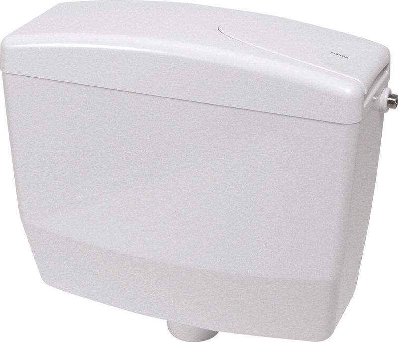 Wisa - 350 - Laaghangend Reservoir - Wit - Single Flush - Instelbaar Spoelvolume